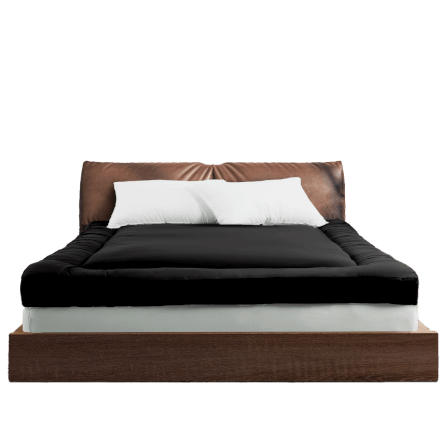 แผ่นรองนอน 6 ฟุต IBED รุ่นนุ่มแน่น (ลายเรียบ) หนา 4 นิ้ว ONYX_0